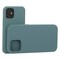 Накладка силиконовая MItrifON для iPhone 12 mini (5.4") без логотипа Изумрудный №62 - фото 53686