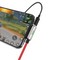 Кабель Hoco LS 28 Lightning digital audio conversion cable (с разъемом для зарядки) (0.25м) Красный - фото 53782