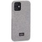 Чехол-накладка силиконовый со стразами Mutural для Iphone 12 mini (5.4") Серебристый - фото 53818