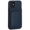 Чехол-накладка кожаный Mutural для Iphone 12 mini (5.4") с бумажником MagSafe Зеленый - фото 53827