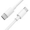 Дата-кабель Hoco X51 High-power 100W charging data cable Type-C to Type-C (20V-5A, 100Вт Max) 2.0 м Белый - фото 53853