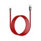 Дата-кабель USB Hoco U74 Grand charging data cable for Lightning 2.4A (1.2 м) Красный - фото 53914