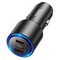 Разделитель автомобильный Hoco NZ3 Clear way 40W dual port PD car charger (2Type-C: 5V & 2.4A 20W/ total output 40W) Черный - фото 54508