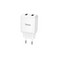Адаптер питания Hoco N7 Speedy dual port charger Apple&Android (2USB: 5V max 2.1A) Белый - фото 54514