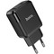 Адаптер питания Hoco N7 Speedy dual port charger Apple&Android (2USB: 5V max 2.1A) Черный - фото 54516