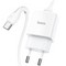Адаптер питания Hoco N9 Especial single port charger с кабелем Type-C (USB: 5V max 2.1A) Белый - фото 54550