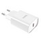 Адаптер питания Hoco N14 Smart Charging single port PD20W+QC3.0 charger (USB-C: 5V max 3A/ 20Вт) Белый - фото 54564