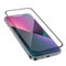 Стекло защитное Hoco Nano 3D A12 Plus узкие силиконовые рамки для iPhone 14 Pro Max (6.7") Black - фото 54928