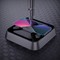 Стекло защитное Hoco Nano 3D A12 Plus узкие силиконовые рамки для iPhone 14 Pro Max (6.7") Black - фото 54930