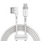 Дата-кабель Baseus Zinc Magnetic Series iP Laptop Charging Type-C to T-shaped Port Cable 60W (CATXC-W02) 2.0 м Белый - фото 54976