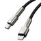 Дата-кабель Baseus Cafule Series Metal Data Cable Type-C to Lightning 20W (CATLJK-A01) 1.0 м Черный - фото 54991