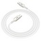 Дата-кабель Hoco X66 Howdy charging data cable Type-C to Type-C (3A, 60Вт Max) 1.0 м Белый - фото 55046