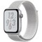 Apple Watch Series 4 44mm Nike+ GPS Silver Aluminum Case with Summit White Nike Sport Loop MU7H2 - фото 7302