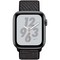 Apple Watch Series 4 44mm Space Gray Aluminum Case with Black Nike Sport Loop LTE - фото 7330