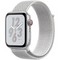 Apple Watch Series 4 44mm Silver Aluminum Case with Summit White Nike Sport Loop LTE - фото 7324