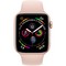 Apple Watch Series 4 44mm Gold Aluminum Case with Pink Sand Sport Band Cellular - фото 7405