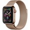 Apple Watch Series 4 40mm Gold Stainless Steel Case with Gold Milanese Loop LTE - фото 7344