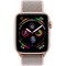Apple Watch Series 4 44mm Gold Aluminum Case with Pink Sand Sport Loop LTE - фото 7363