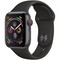 Apple Watch Series 4 40mm Space Gray Aluminum Case with Black Sport Band LTE - фото 7353