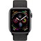 Apple Watch Series 4 44mm Space Gray Aluminum Case with Black Sport Loop LTE - фото 7387