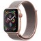 Apple Watch Series 4 44mm Gold Aluminum Case with Pink Sand Sport Loop LTE - фото 7362
