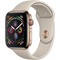 Apple Watch Series 4 44mm Gold Stainless Steel Case with Stone Sport Band LTE - фото 7368