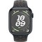 Apple Watch Series 9 GPS 45mm S/M/L Midnight Aluminium Case with Midnight Sky Nike Sport Band (тёмная ночь) - фото 57811