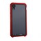 Чехол-накладка противоударный (AL&Glass) для Apple iPhone XR (6.1") G-Solace красный ободок - фото 14376