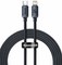 Дата-кабель Baseus Crystal Shine Series Fast Charging Data Cable Type-C - Lightning 20W (CAJY000301) 2.0м Черный - фото 58029