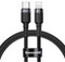 Дата-кабель Baseus Cafule Series Data Cable Type-C to Lightning 18W (CATLKLF-G1) 1.0 м Черный - фото 58030