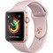 Часы Apple Watch Series 3 42mm Rose Gold Aluminum Case with Sport Band Sand Pink (Золотистый/Розовый песок) - фото 7483