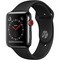 Apple Watch Series 3 42mm (GPS + Cellular) Space Black Stainless Steel Case with Black Sport Band (Черный) - фото 7484