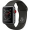 Apple Watch Series 3 42mm (Cellular) Space Gray Aluminum Case with Black Sand Sport Band (MQK22) - фото 7501