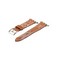 Ремешок кожаный COTECi W13 Fashion LEATHER (WH5218-KR-38) для Apple Watch 40мм/ 38мм Коричнево-белый - фото 55497