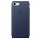 Apple leather case для iPhone 7 - Тёмно-синий - фото 7655
