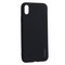 Чехол-накладка Deppa Case Silk TPU Soft touch D-89044 для iPhone XR (6.1") 1мм Черный металик - фото 15956
