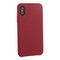 Чехол-накладка кожаная Leather Case для iPhone XS/ X (5.8") Red Красный - фото 16097