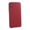 Чехол-накладка кожаная Leather Case для iPhone XS Max (6.5") Red Красный - фото 16107