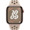 Apple Watch Series 10 GPS 42mm Rose Gold Aluminum S/M/L Desert Stone Nike Sport Band - фото 63396