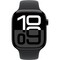 Apple Watch Series 10 GPS 46mm Jet Black Aluminum S/M/L Black Sport Band - фото 63426