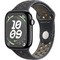 Apple Watch Series 10 GPS 46mm Jet Black Aluminum S/M/L Midnight Sky Nike Sport Band - фото 63458