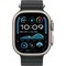 Apple Watch Ultra 2 (2024) GPS + Cellular 49mm Natural Ocean Band Black - фото 63531