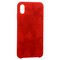 Чехол-накладка силиконовый Silicone Cover для iPhone XS Max (6.5") Орхидея Красный - фото 16237