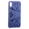Чехол-накладка силиконовый Silicone Cover для iPhone XS Max (6.5") Узор Сиреневый - фото 16239