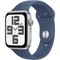 Apple Watch SE 2024 GPS 44mm Silver Aluminium S/M/L Denim Sport Band - фото 64033