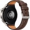 Huawei Watch 4 Pro Dark Brown Leather Strap - фото 70685