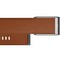 Кожаный люксовый ремешок Whoop LeatherLuxe Straight 5.0 Chestnut/Cream with Titanium - фото 80944