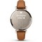 Garmin LILY 2 Cream Gold Case with Tan Leather Band (010-02839-02) - фото 81932