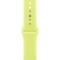 Apple Watch Series 11, 42 mm, Space Gray Aluminium  Neon Yellow Sport Band - фото 83102
