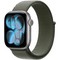 Apple Watch Series 11, 42 mm, Space Gray Aluminium  Forest Sport Loop - фото 83135